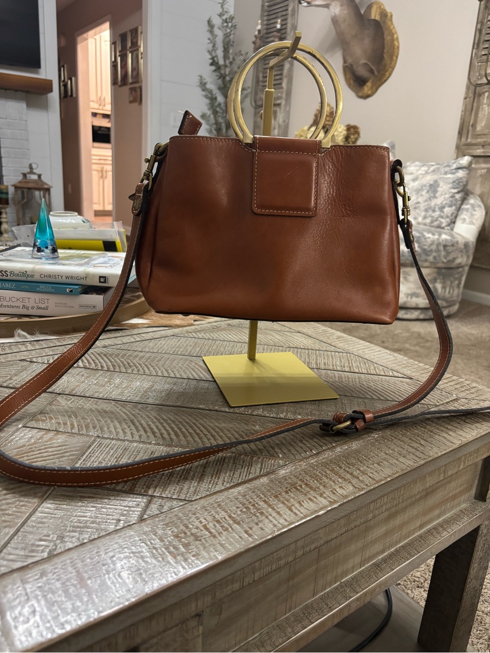 Patricia Nash Empoli Leather Satchel